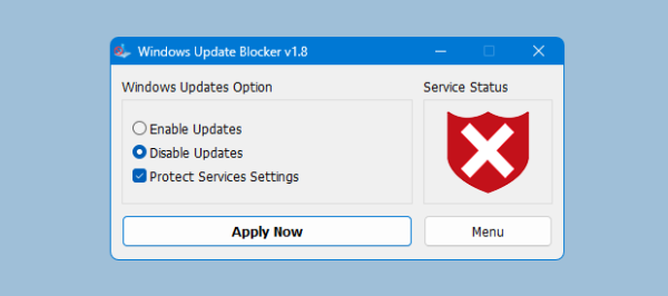 Windows Update Blocker v1.8(禁用Windows更新)